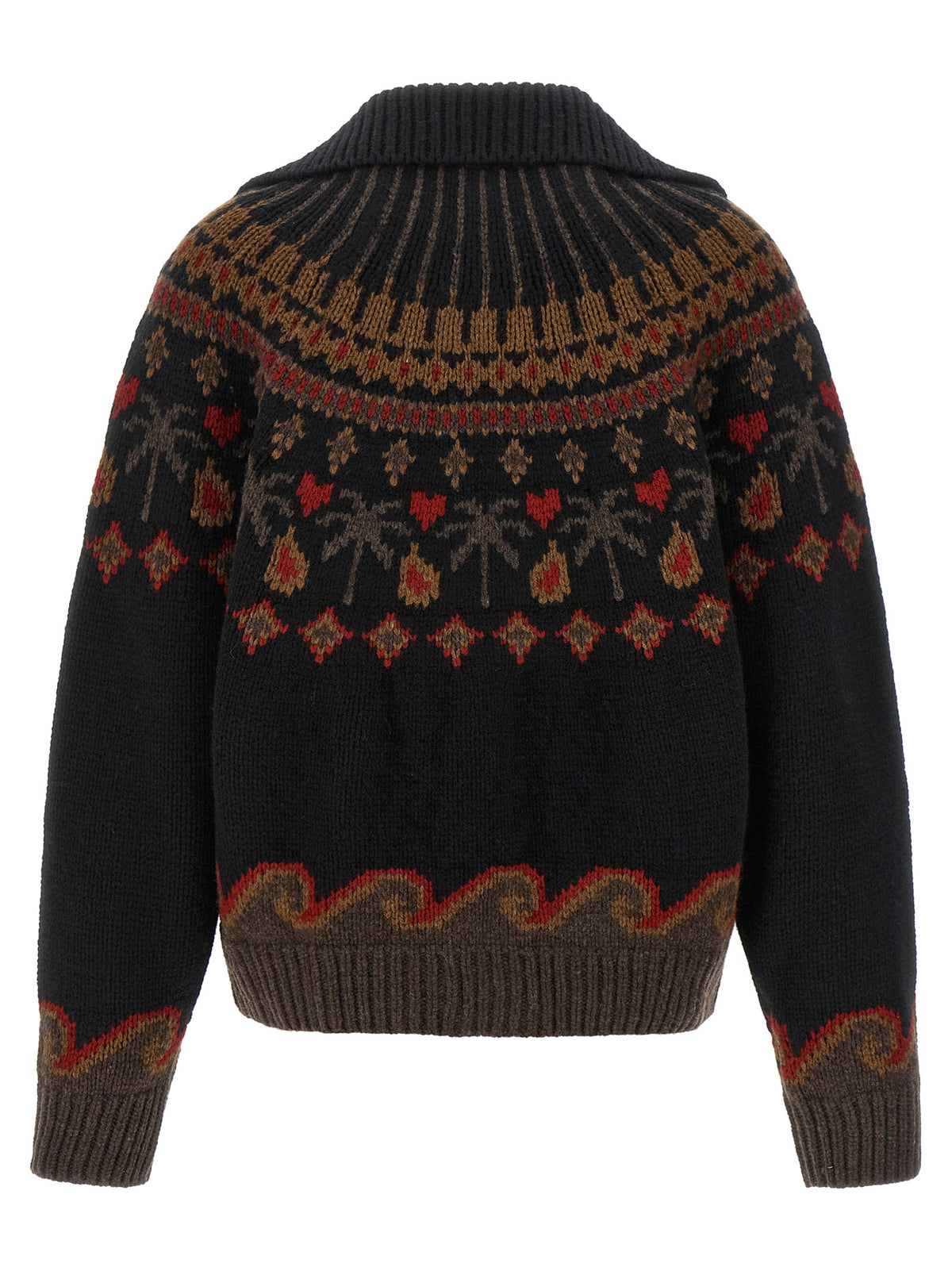 Alanui Multicolor Virgin Wool Cardigan