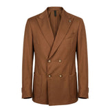 Roberto Pepe Luxury Brown Viscose Men Jacket