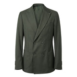 Roberto Pepe Luxury Green Wool Men Jacket