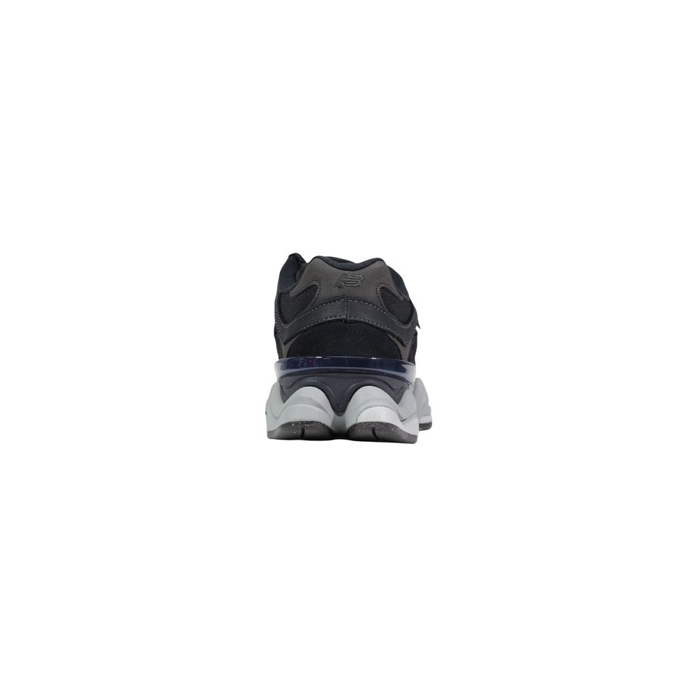 New Balance Black Suede Leather Chunky Sneakers