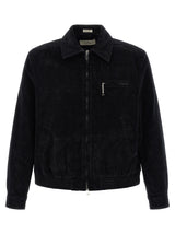 SECOND/LAYER Black Cotton Full-Length Jacket