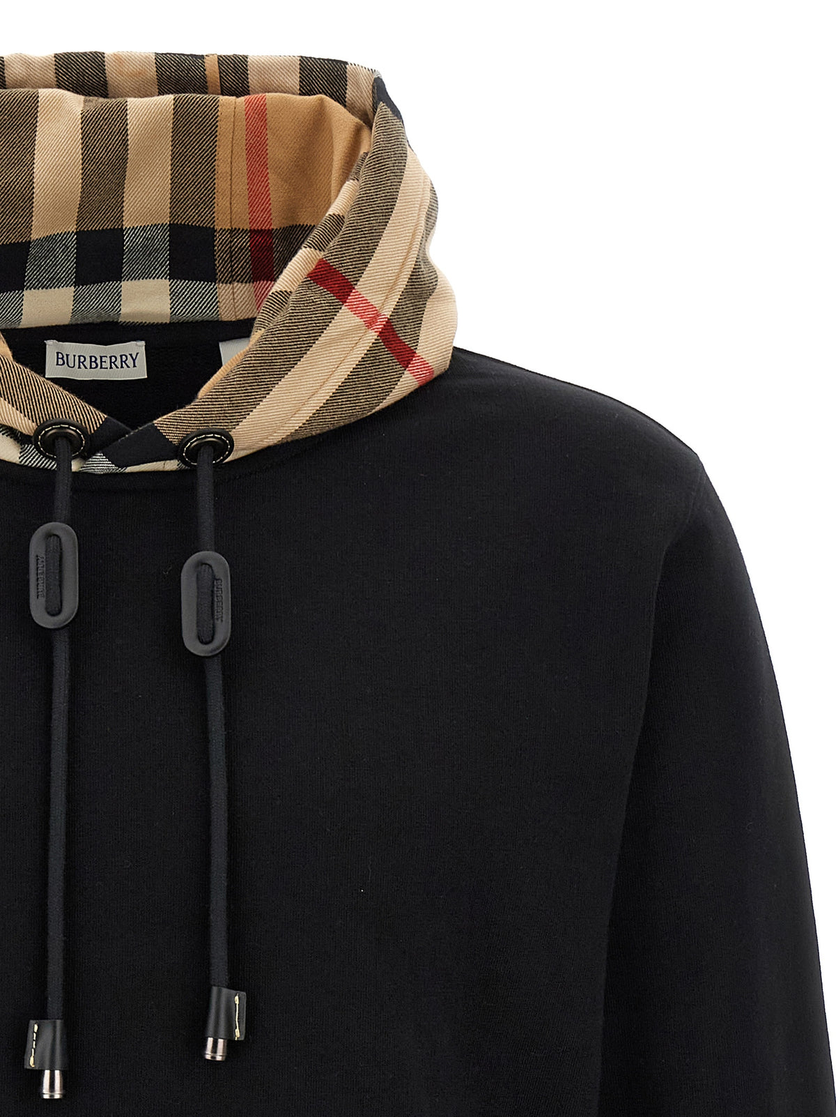 Sweatshirt en coton noir Burberry ‘Samuel’