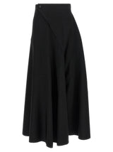 Junya Watanabe Black Wool Flared Pants