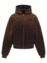 WILLY CHAVARRIA Brown Cotton Shell Jacket