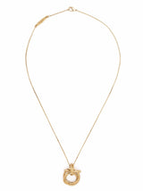 Ferragamo Gold Brass Necklace