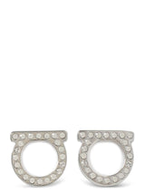 Ferragamo Silver Brass Earrings