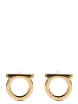 Ferragamo Gold Brass Earrings