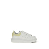 Alexander McQueen White Calf Leather Bos Taurus Chunky Sneakers