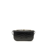 Tom Ford Black Calf Leather Bos Taurus Shoulder Bag