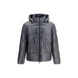 Moose Knuckles Gray Nylon Shell Jacket
