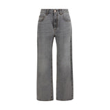 Brunello Cucinelli Gray Cotton Jeans Denim