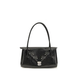 Marni Black Calf Leather Bos Taurus Shoulder Bag
