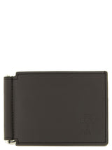 Brunello Cucinelli Brown Calfskin Money Clip