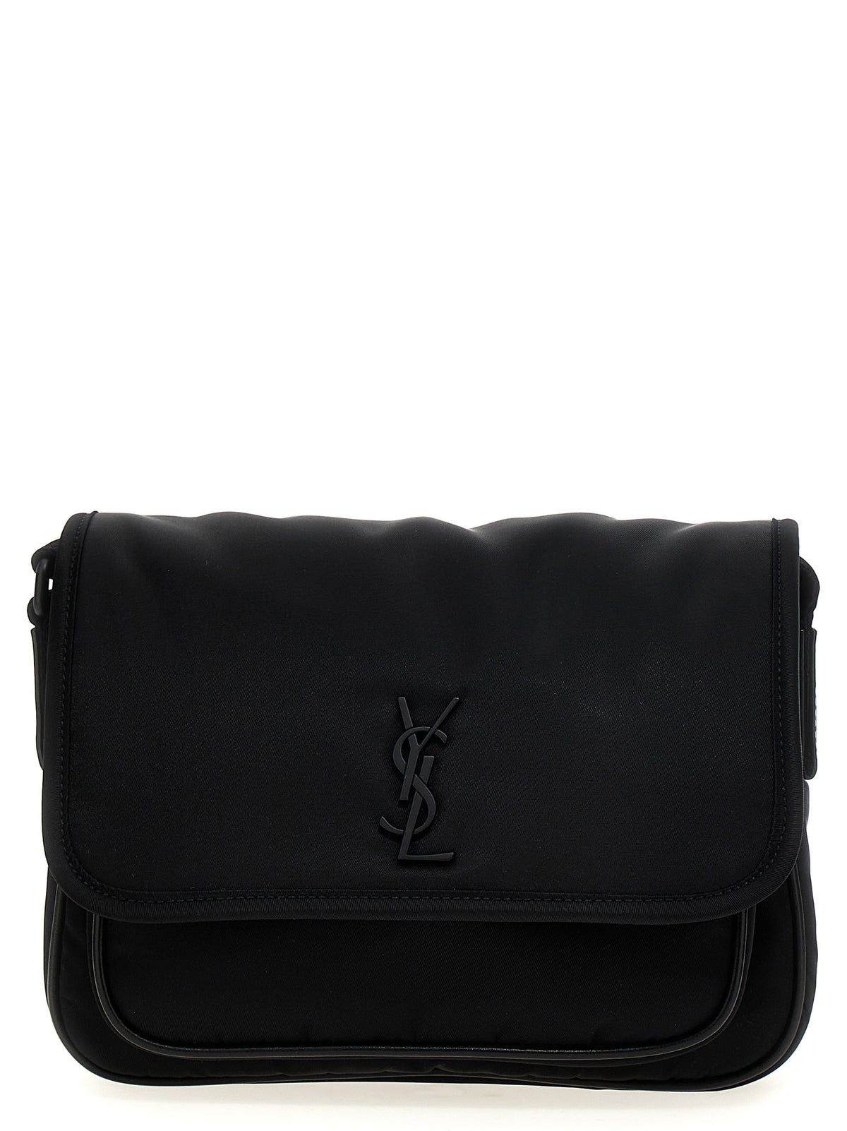 Saint Laurent Black Polyamide Crossbody Bag