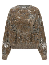 Brunello Cucinelli Beige Wool Cardigan