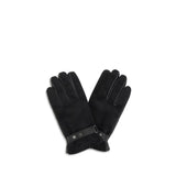 Barbour Black Calf Leather Bos Taurus Gloves
