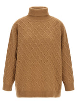 Max Mara Beige Wool Cardigan