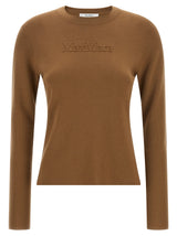 Max Mara Beige Virgin Wool Cardigan