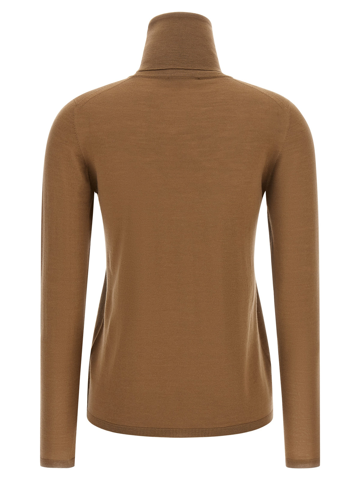 Max Mara Beige Virgin Wool Cardigan