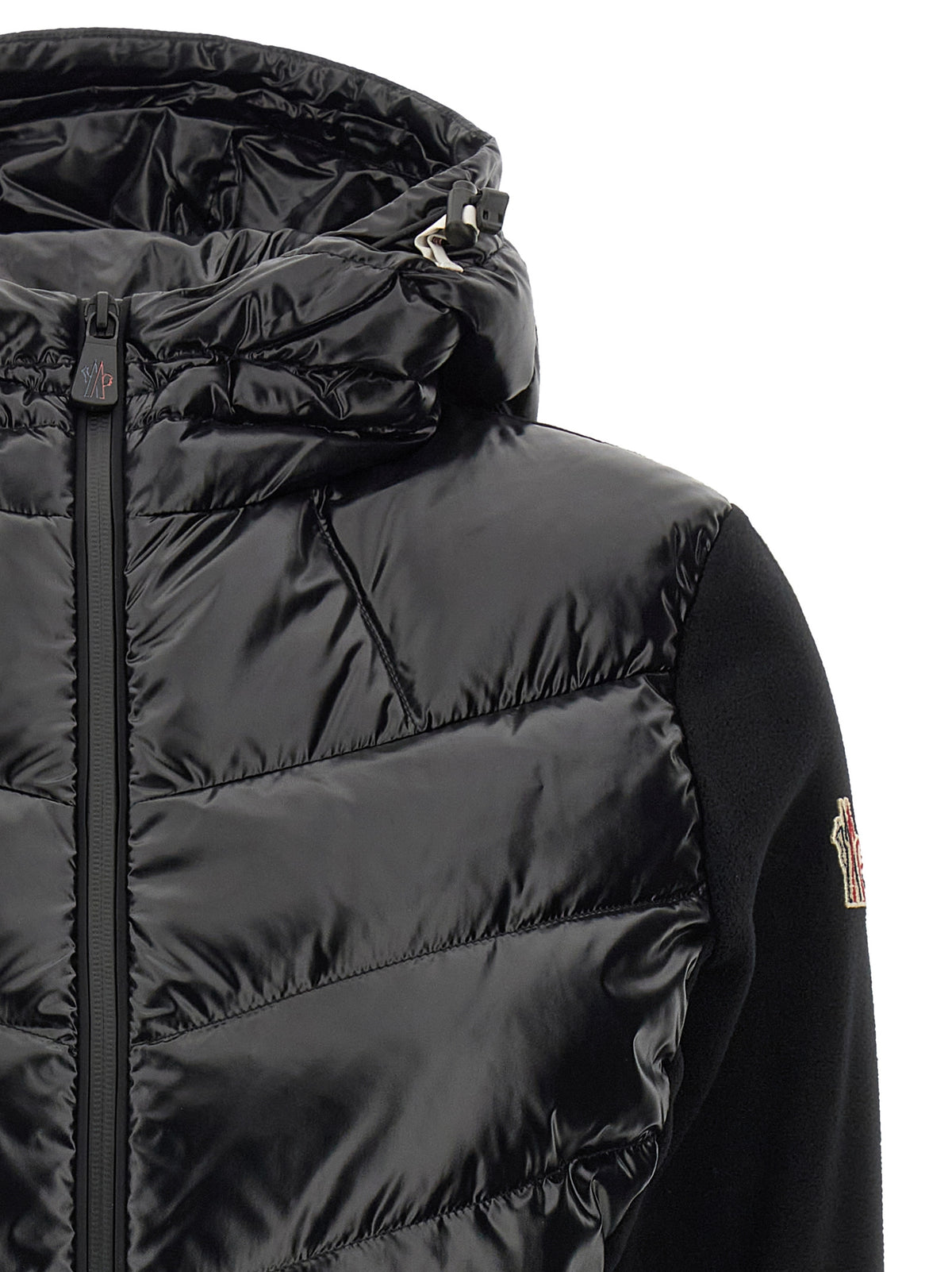 Moncler Grenoble Black Polyamide Cardigan