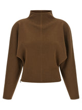 Max Mara Brown Virgin Wool Cardigan