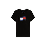 T-shirt en coton recyclé noir Tommy Hilfiger Jeans - DW0DW22781
