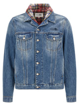 MM6 Maison Margiela Blue Cotton Denim Jacket