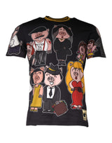 Dolce & Gabbana Black Cotton T-Shirt