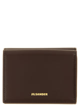Jil Sander Brown Calfskin Cardholder