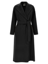 'S Max Mara Black Wool Coat