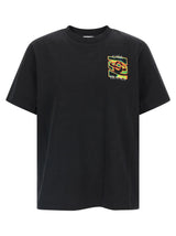 Casablanca Black Organic Cotton T-Shirt
