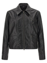 Amiri Black Calfskin Leather Jacket