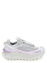 Moncler Purple Polyester Athletic Sneakers