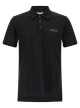Givenchy Black Cotton Polo Shirt