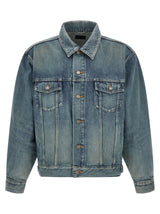 Saint Laurent Blue Cotton Denim Jacket
