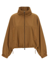Max Mara Brown Polyamide Full-Length Jacket