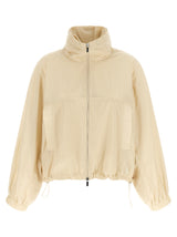 Max Mara Beige Polyamide Full-Length Jacket