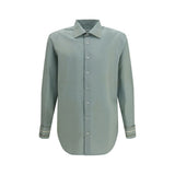 Prada Bicolor Cotton Dress Shirt