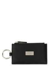 MM6 Maison Margiela Black Calfskin Cardholder