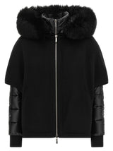 MooRER Black Wool Shell Jacket
