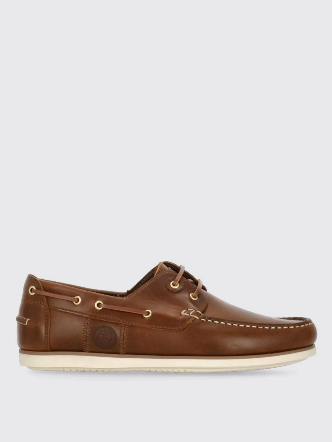 Barbour Brown Leather Slip-On Loafers