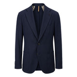 Roberto Pepe Luxury Blue Polyester Men Jacket