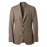 Roberto Pepe Luxury Grey Wool Men Jacket