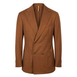 Roberto Pepe Luxury Brown Viscose Men Jacket