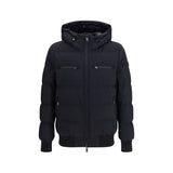 Moose Knuckles Black Nylon Full-Length Jacket