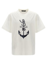 Dolce & Gabbana White Cotton T-Shirt