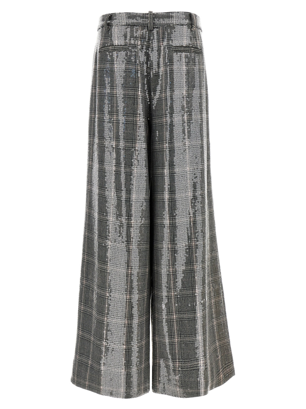 Retrofette Gray Polyester Casual Pants