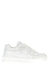 Valentino Garavani White Lamb Leather Low Top Sneakers