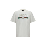 Gucci White Cotton T-Shirt