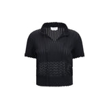 Alexander McQueen Black Viscose T-Shirt